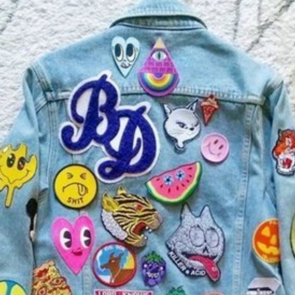 Set of 4 Embroidered Sticker Patches - Picture 4 of 7